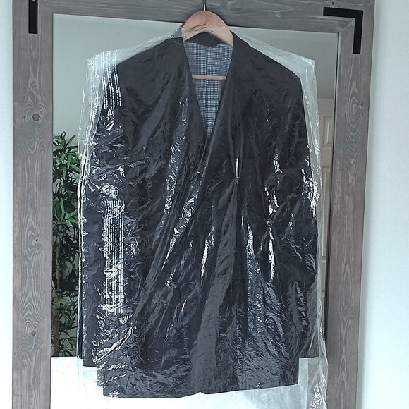 Dark Navy Blue WRINKLE RESISTANT Suit Jacket /Navy Blazer / Navy Sport Coat 42R - Picture 6 of 12